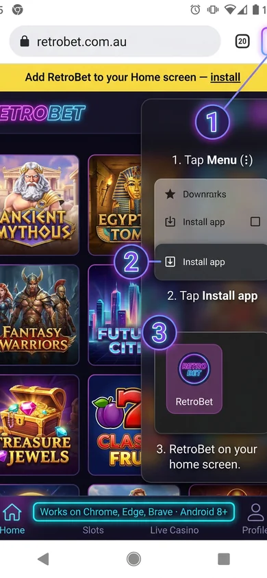 How to install RetroBet on Android – RetroBet